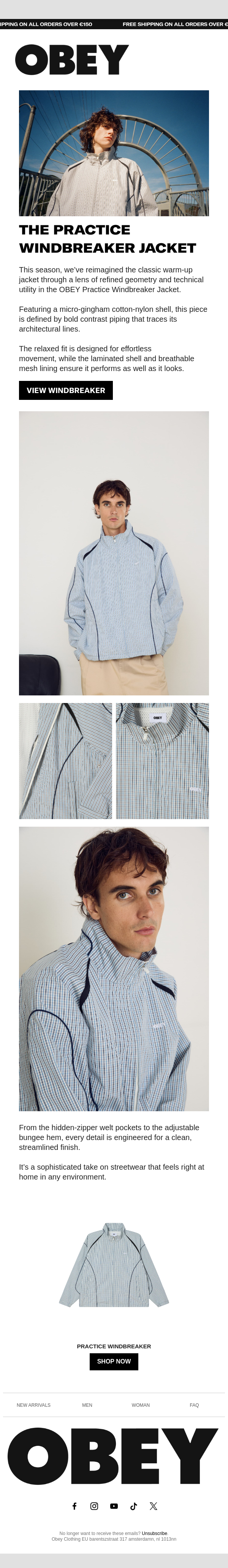 The Practice Windbreaker Jacket