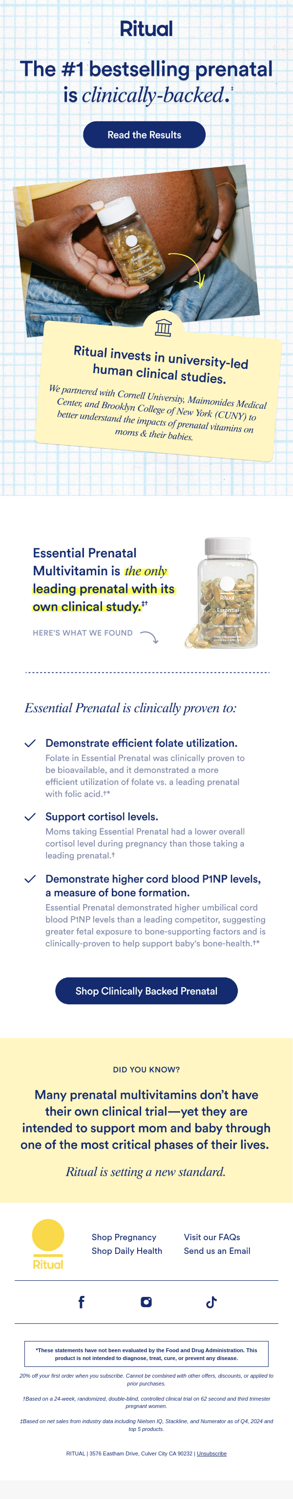 The #1 Prenatal: Clinically Backed (and 20% off)