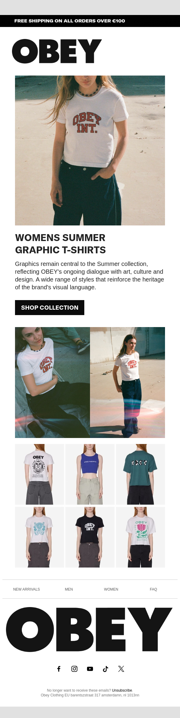 Women's graphics. Summer 2026.