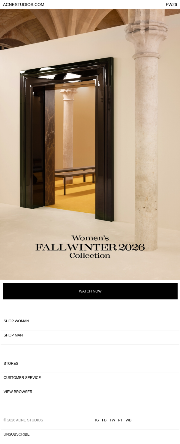 FW26 Women's Show Starts Now