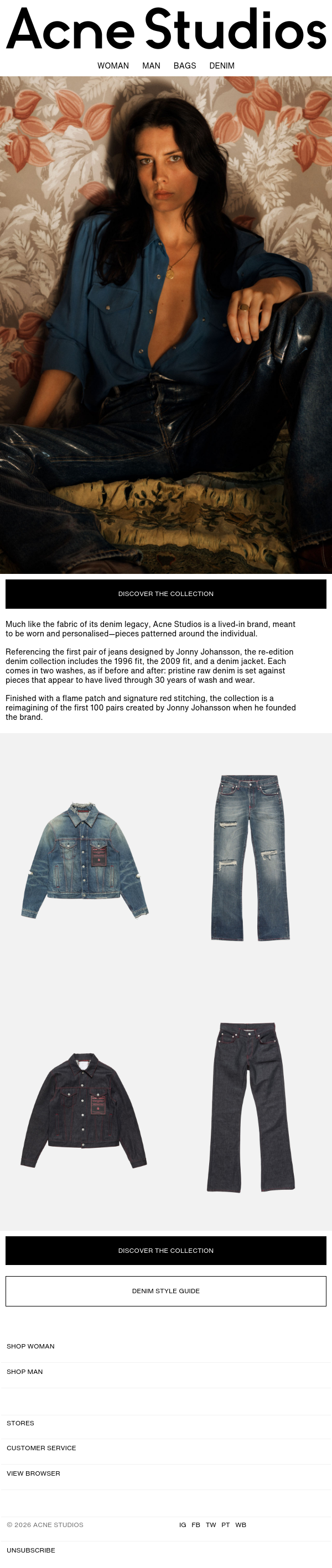 30 Year Anniversary Re-Edition Denim
