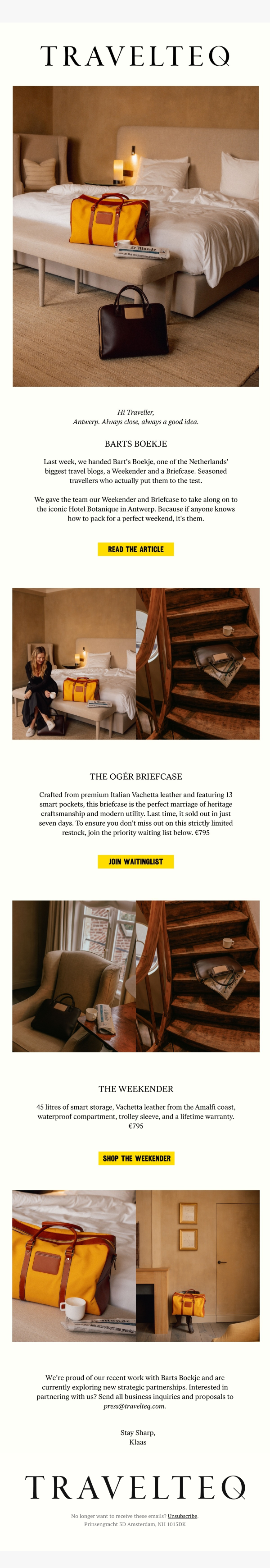 How seasoned travellers pack for a weekend