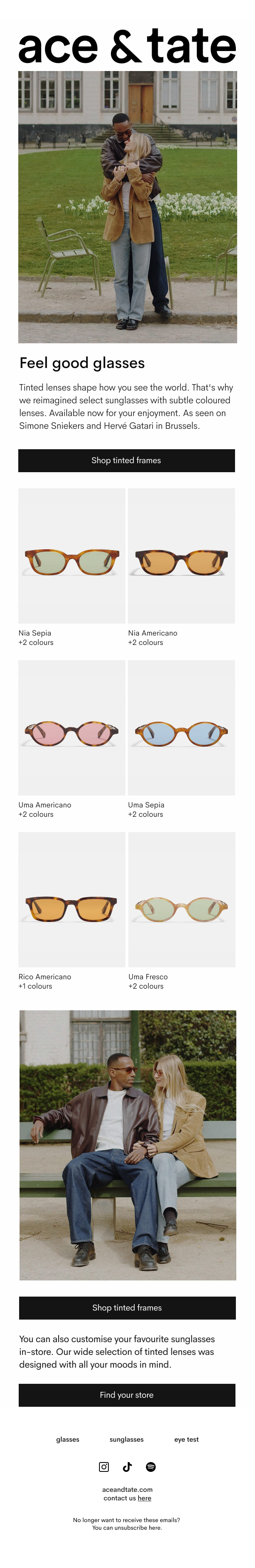 Tinted sunglasses just dropped